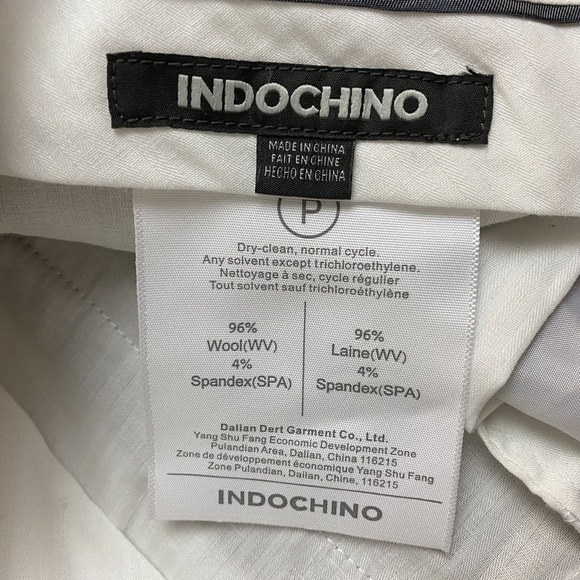 Indochino Men's Brown Wool Flat Front Dress Work Career Trouser Pants W36 L30 - Picture 5 of 6